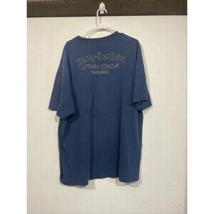 Harley Davidson Motorcycle T Shirt Lake Charles LA Size XXL Blue